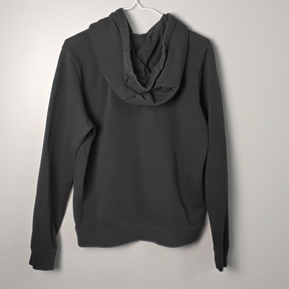 Nike Sportswear Club Fleece Graphic Swoosh Pullover Hoodie Black Size Small - Picture 2 of 3